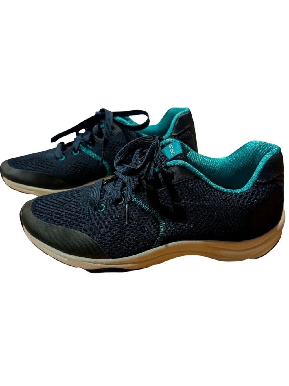 Vionic Sneakers Womens 10 Action 335 Emerald 9030 Lace Up Blue Green Comfort